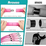 Ayombo Pilates Bar Kit with Resistance Bands 70 lb Adjustable Home Workout view 4