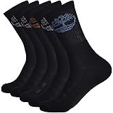 Timberland Boys' 5-Pack Sport Crew Socks