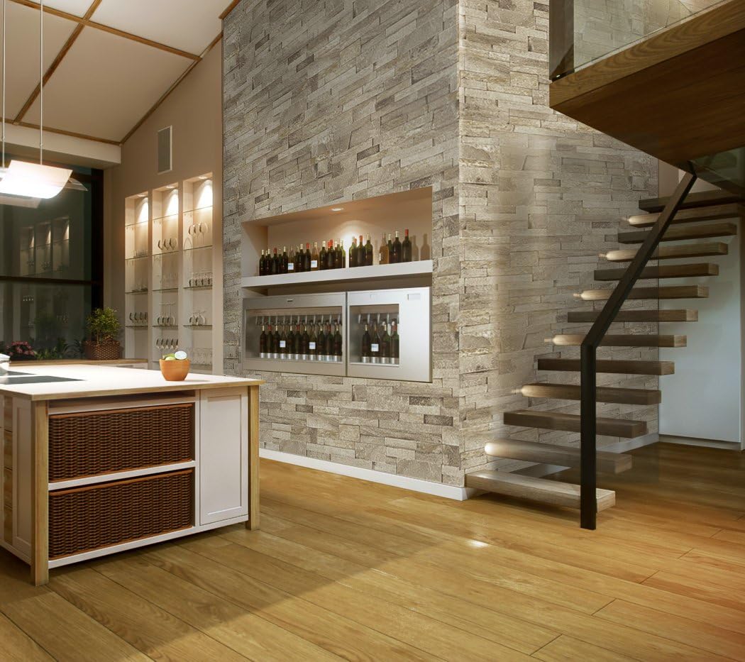 Hot Memory 3d Vintage Embossed Stone Brick Effect Vinyl Wallpaper For Bedroom Living Room Tv Background Home Decor Htwb0039