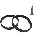 6-Pack Soft Front Brush Belts For Shark Vacuums - Replacement Belts For AZ1002, AX950, ZU782 Models - View #4