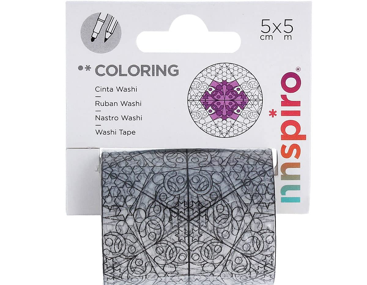 INNSPIRO COLORING Stars Washi Tape 50mmx5m