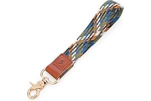 SENLLY Wristlet Lanyard, Stretchy Keychain Holder, Original Elastic Anti-Drop Design