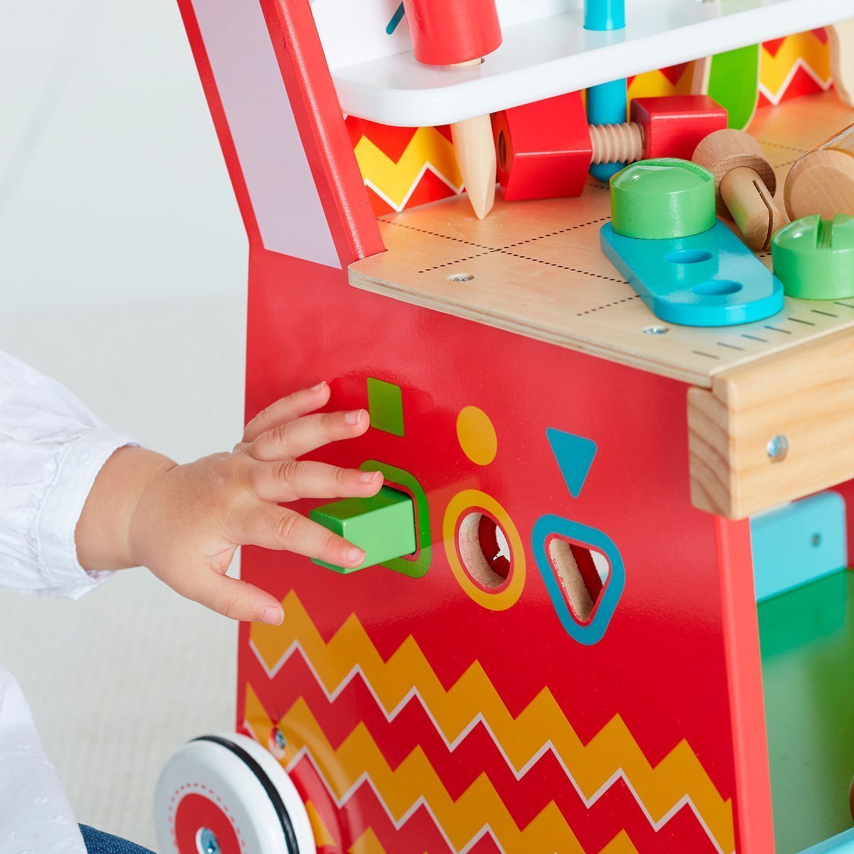 elc wooden activity workbench