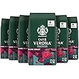 Starbucks Caffè Verona Dark Roast Whole Bean Coffee, 12-Ounce Bag (Pack of 6)