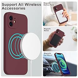 DEENAKIN Magnetic for iPhone 12 Case Silicone with