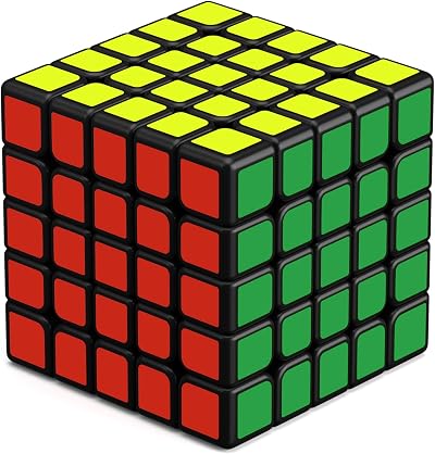 ROXENDA 5x5 Speed Cube Original Durable Stickered Colorful Puzzle