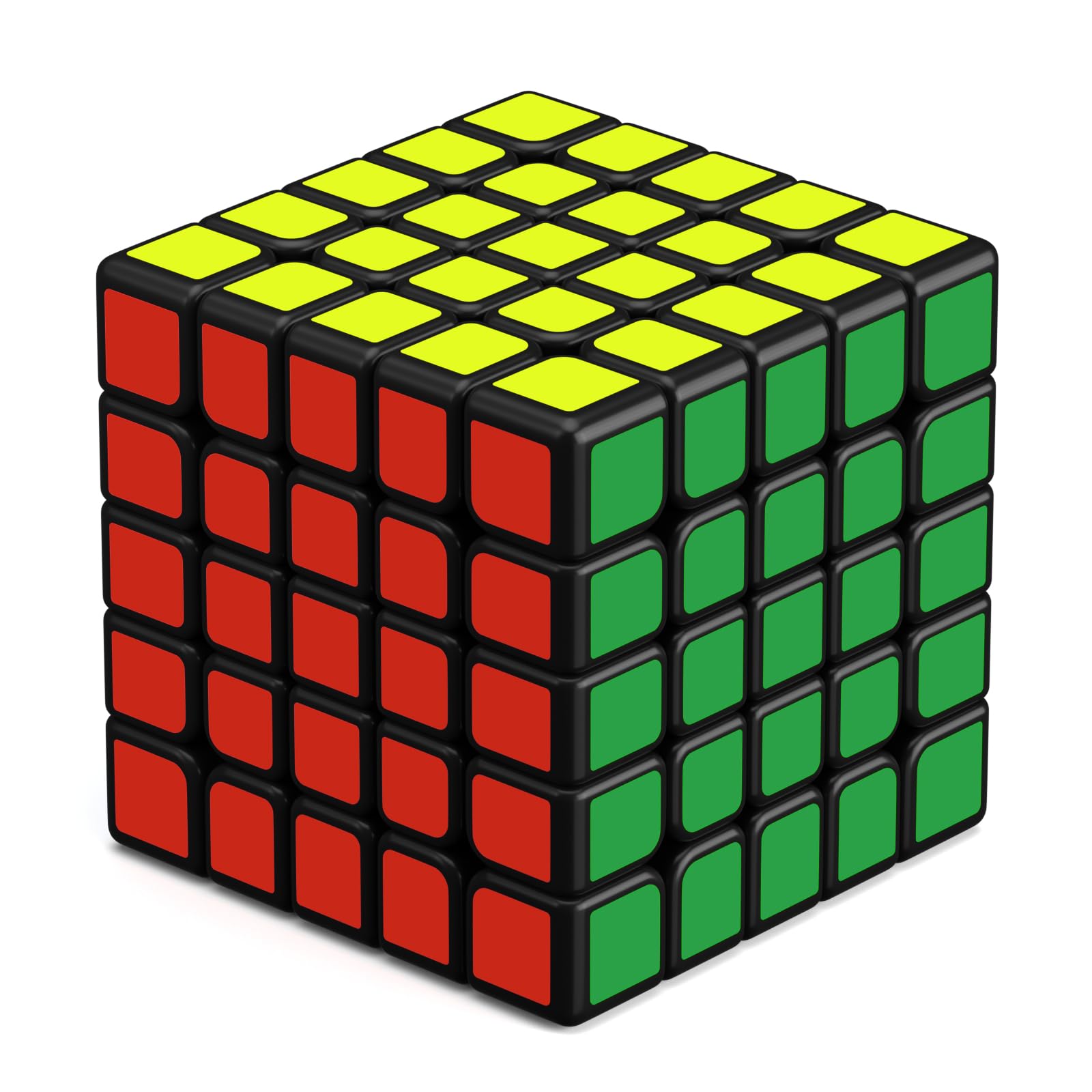 ROXENDA Speed Cube, Original Speed Cube Super-Durable Sticker with Vivid Colors (5x5x5)