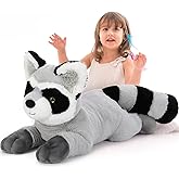BENINY Giant Raccoon Plush Stuffed Animal 30" - Oversized Raccoon Plushies - Fluffy Big Stuffed Racoon Toy Birthday Gifts for Kids - Sweet Companion