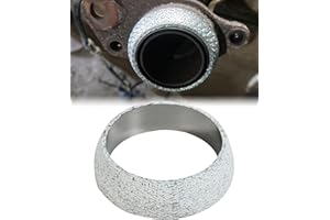 bylikeho Car Exhaust Manifold Gasket,Car Accessories 2.25inch Donut Gasket,Automotive Exhaust Flange Gasket Seal Ring to Prevent Leaking Between Exhaust Manifold and Exhaust Pipe(2.25")