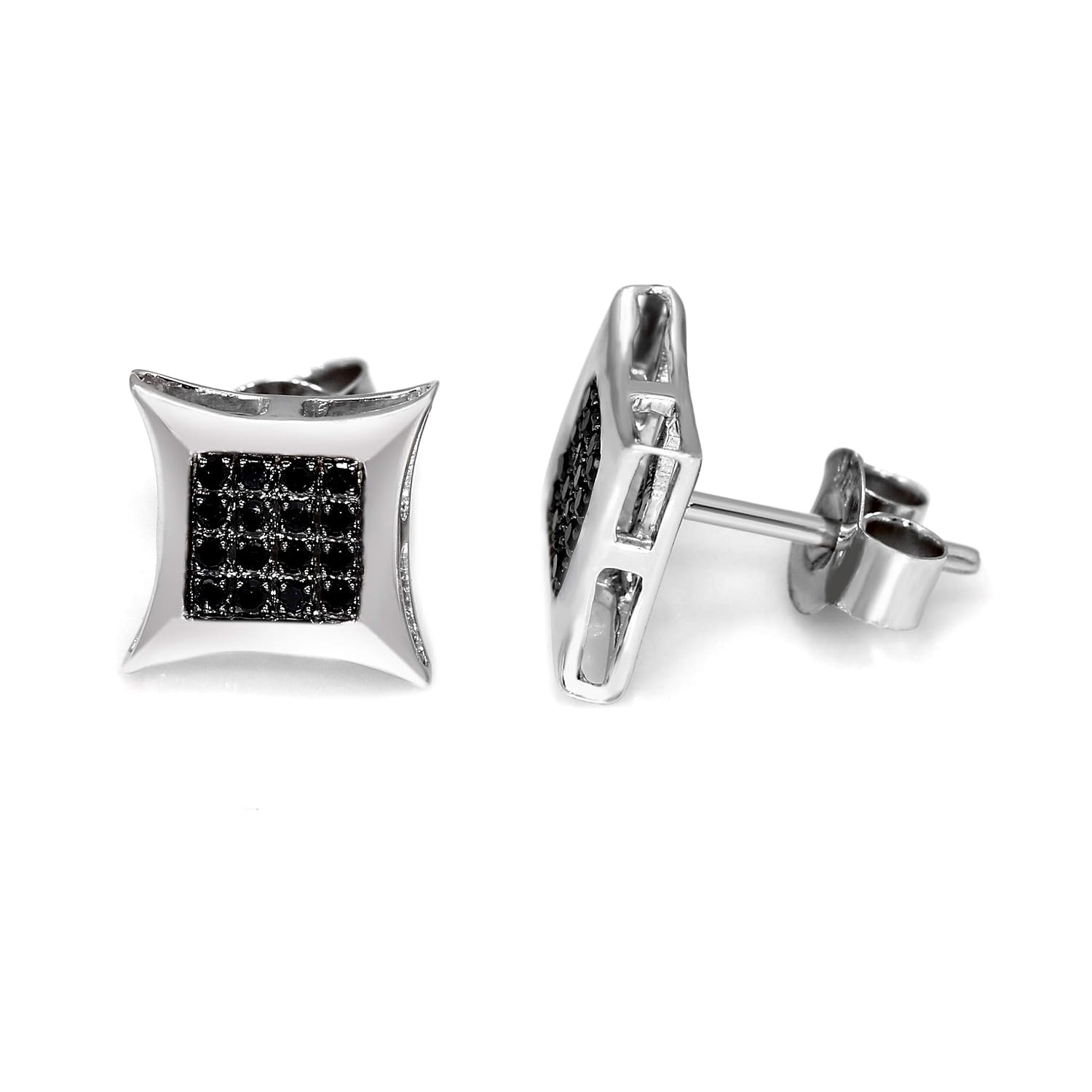 Amazon Com Natural Diamond Earrings 1 8 Carat Diamond Earrings