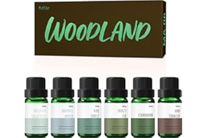 Fragrance Oils, MitFlor Woodland Scented Oil Set, Woody Forest Aromas, Essential Oils for Diffuser, Soap & Candle Making Scen