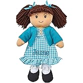 Let's Make Memories Personalized Rag Doll - Mini-Me Doll - Doll for Girls - Toy for Girls - Dark Brown Hair