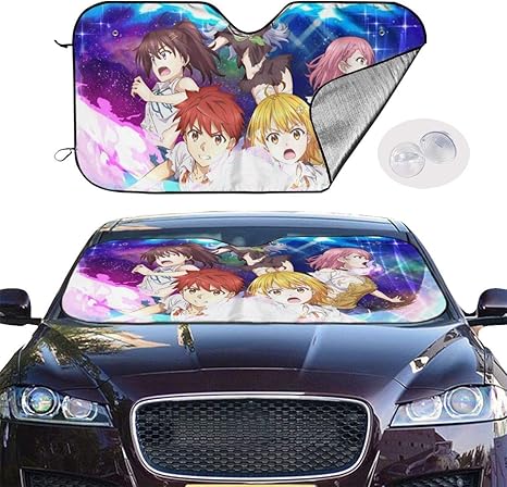 Amazon ド級編隊エグゼロス 車用 サンシェード 取り付けが簡単 折り畳み式 軽量の日除け 吸盤4個付き カー用品 プライバシー保護 車中泊 仮眠 盗難防止 車カバー 防水雪対策 99 紫外 落葉対策 普通車 軽自動車 Suvに適用 夏冬兼用70 130cm サンシェード 車 バイク