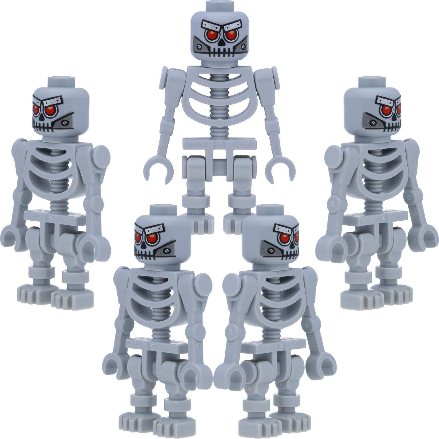 LEGO ® 5 Grey Skeletons from The Movie (Robo Skeleton)