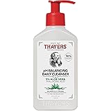 THAYERS pH Balancing Daily Cleanser, Face Wash with Aloe Vera, Gentle and Hydrating Skin Care for Dry, Oily, or Acne Prone Sk