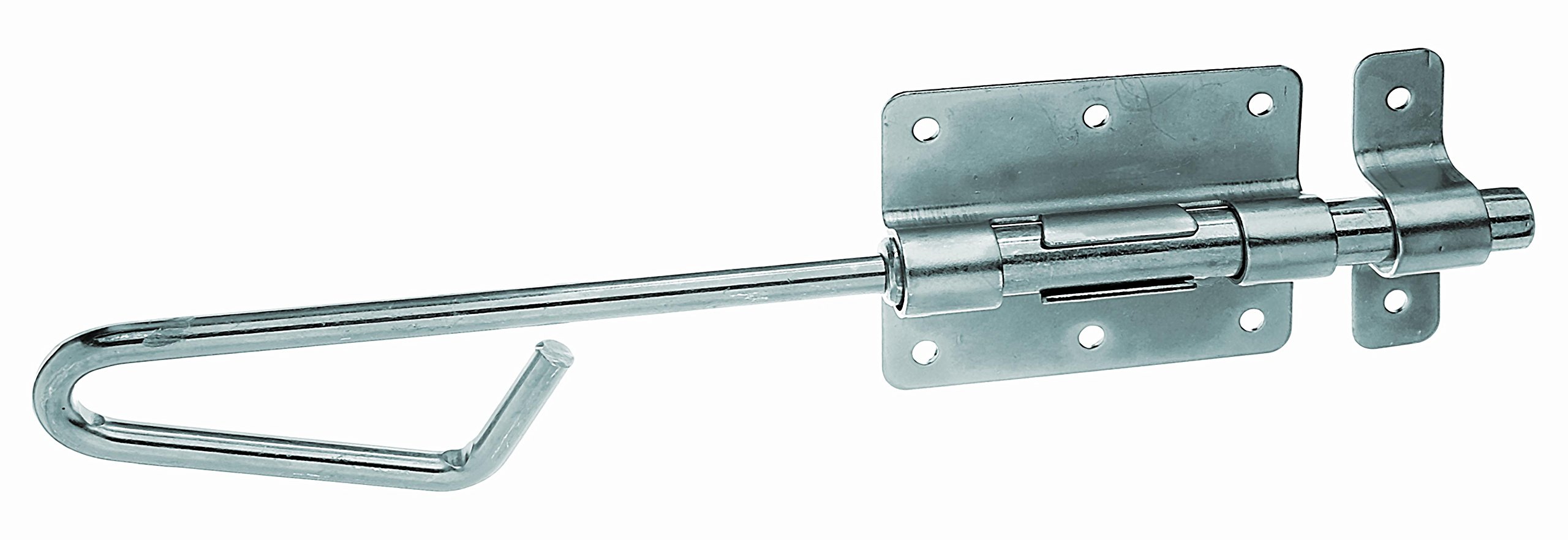 Tower Drop Bolt with Fixed Staple 300 x 88 mm Oberflaeche: galvanisch Gelb verzinkt