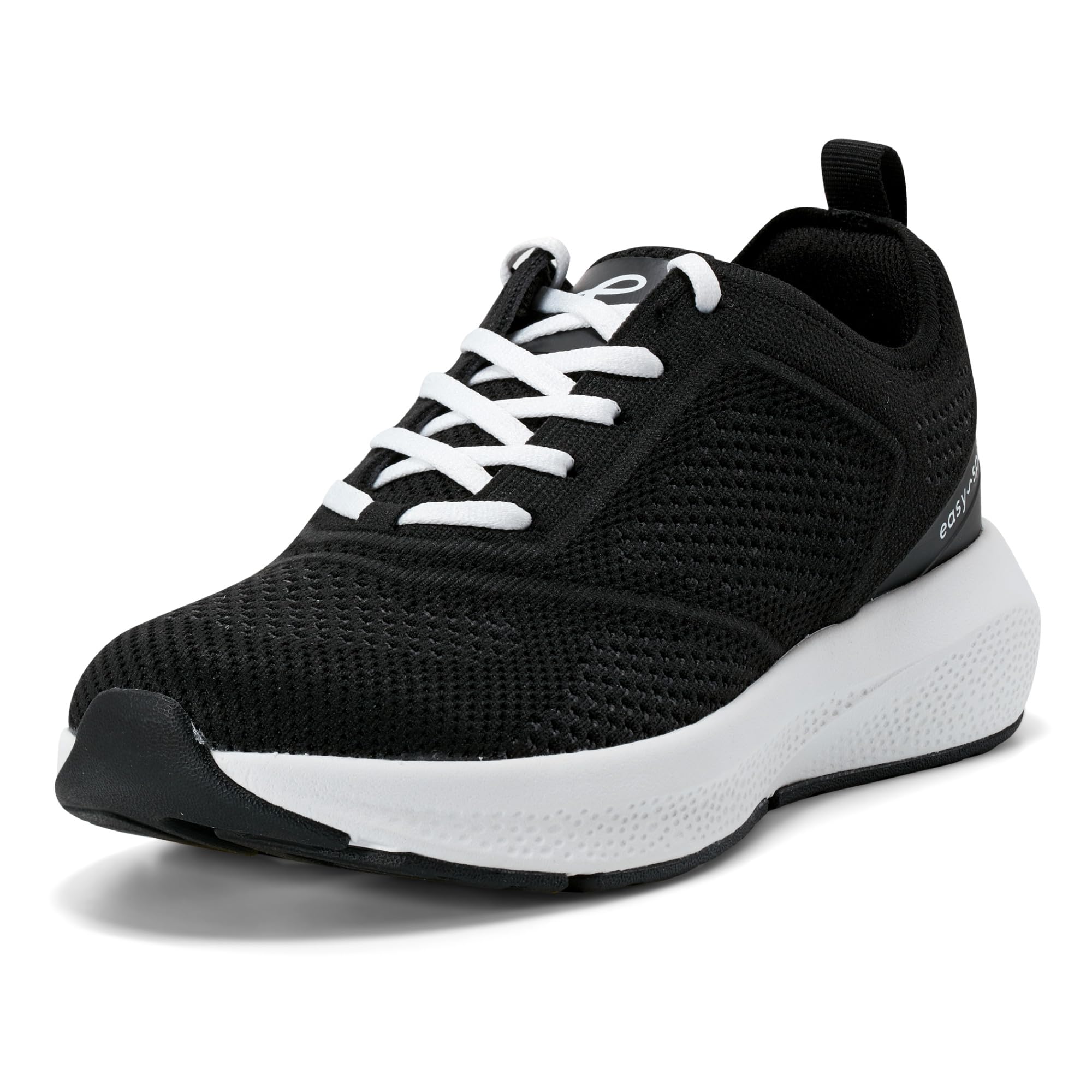 Easy Spirit Women’s Baila2 Denise Austin Sneaker, Black 001, 8 W