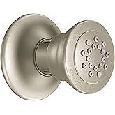 Moen Vertical Brushed Nickel Shower Body Spray Compatible with Moen M-PACT Shower Valve System, Valve Required, A501BN