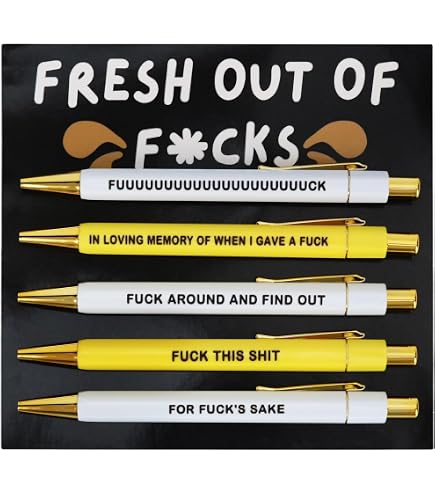 Greeting Pen Penna di auguri Trust God, con messaggi rotanti, set di 6 penne (36035