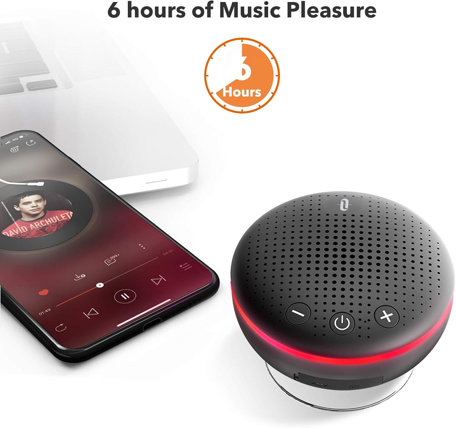 taotronics bluetooth shower speaker