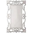 Howard Elliott Large Rebecca Rectangular Venetian Wall Hanging Mirror, Antique Accent Piece Design Mirrored Frame, Decorative Fashion Mirrors for Home, Living Room, Entryway & Bathroom, 47 x 29 Inch