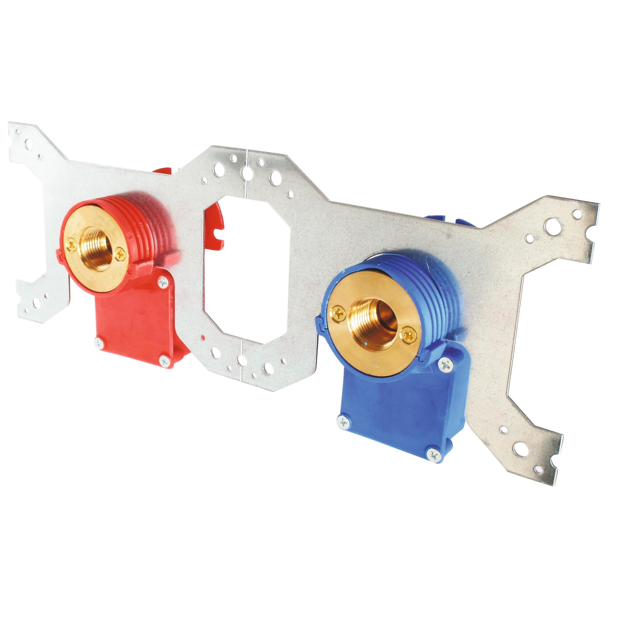 SOMATHERM FOR YOU 3725-20S Installation Set Ø20 Connection kit Dual recessed into a Hollow Wall, for Multi-Layer Tube 20, Gray, Klein