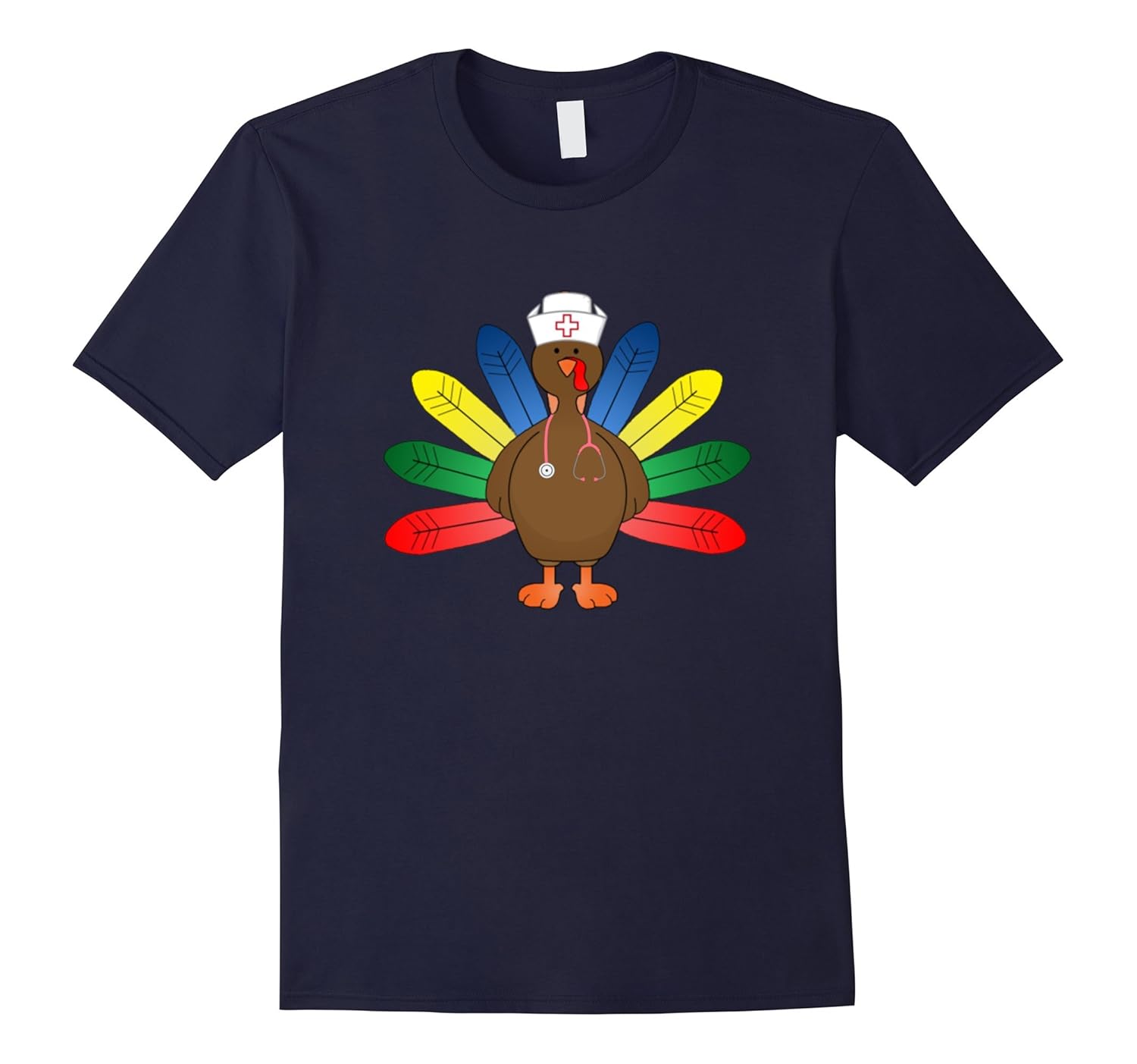 Turkey Nurse T Shirt- Funny Thanksgiving Nursing Shirt-Rose