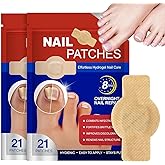 Fungal Nail Patches for Toenails, 42 Count - Nail Repair Patches with 8-Hour Adhesion, for Discolored & Damaged Toenails Care, Overnight Renewal for Men & Women