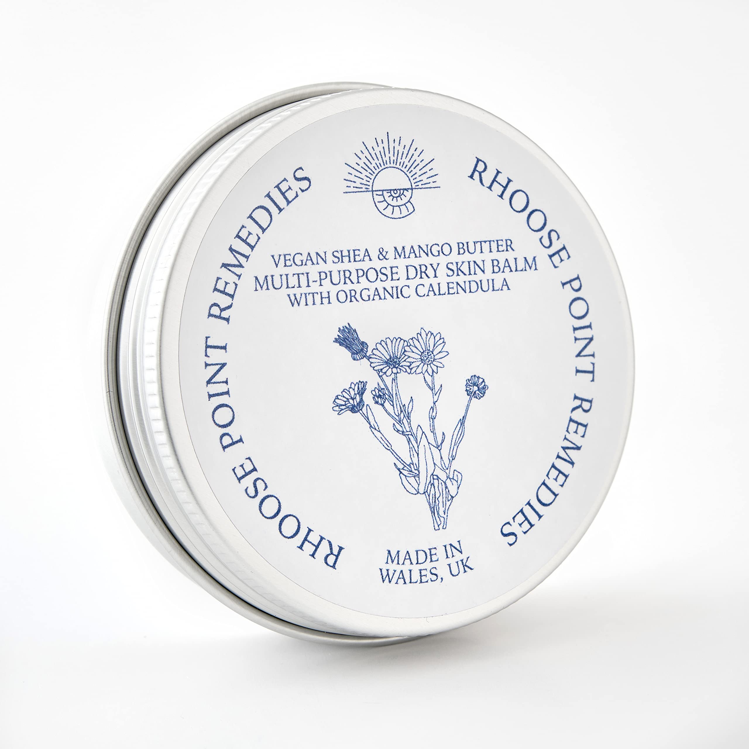 Calendula Natural Dry Skin Balm 50ml – Helps Treat Ultra Dry Skin Conditions like Eczema & Psoriasis Soothes Rashes Itching Chapped Hands Chapped Lips Reduces Appearance of Scars & Stretch Marks