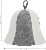 MAGICLULU 2-Pack Sauna Hat Wool Felt Unisex Heat Protective Cap view 2