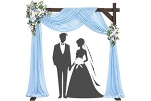 Kusamue Wooden Wedding Arch Frame 7.48 FT Square Wood Arch Wedding Arbor Backdrop for Ceremony Party Proposal Scene Garden Beach Forest Rustic Boho Decoration(7.48ft)