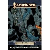 Pathfinder Flip-Mat: Darklands Dangers, 2-Map Multi-Pack, 24x30 | Maps Dry Erase Battle Grids, for Dungeon Masters and Players