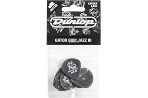 JIM DUNLOP Dunlop Jazz III Grip Black Guitar Picks