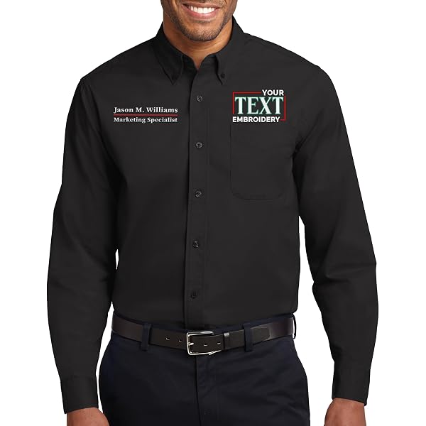 Dress Shirt Personalized Button Down Shirts Custom Long Sleeve Button Up Shirts For Men Add Your Dress Shirt Personalized Button Down Shirts Custom Long Sleeve Button Up Shirts For Men Add Your