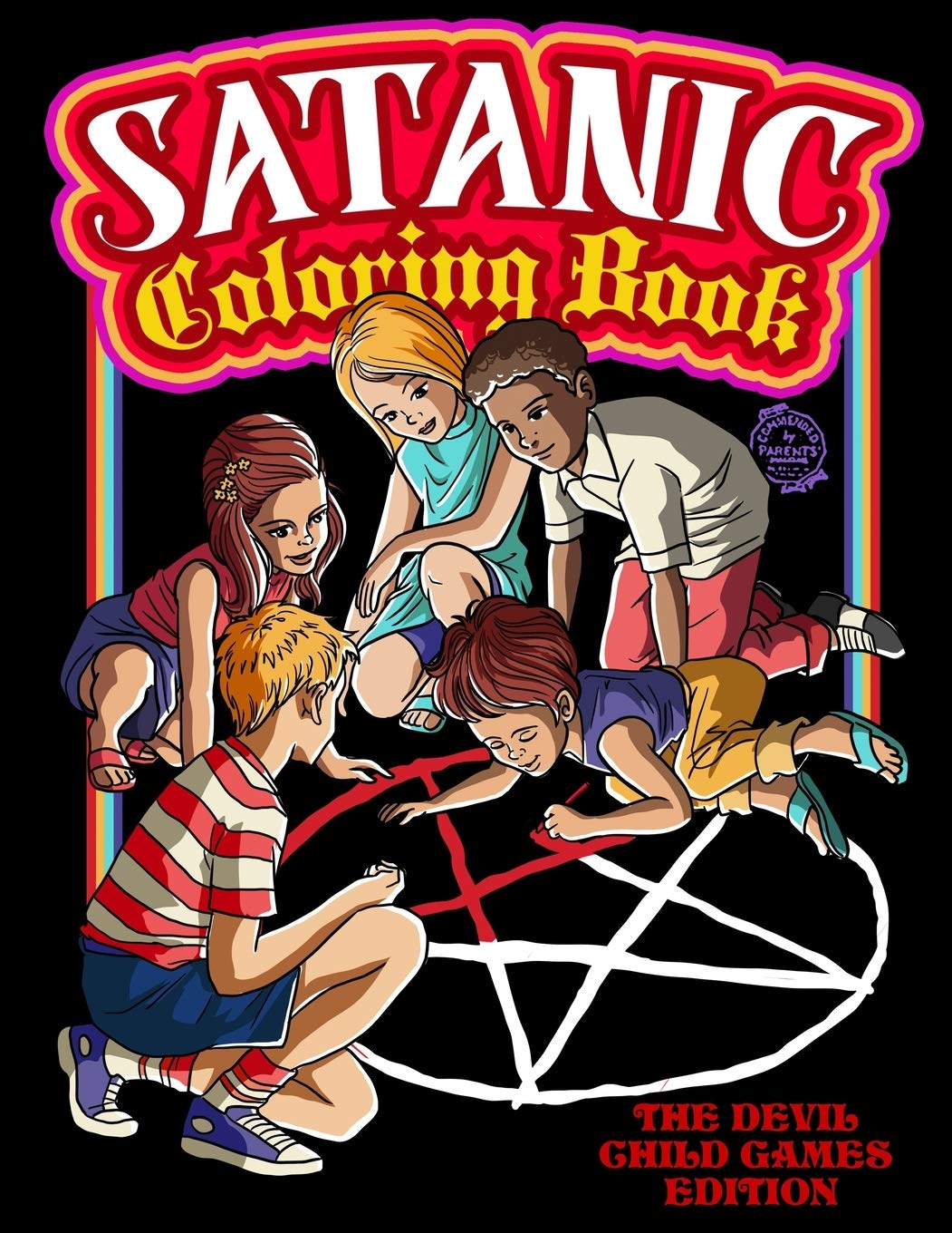 Amazon Com Satanic Coloring Book The Devil Child Games Edition Presenting Satan Lucifer Black Goat Sigil Baphomet Antichrist Necronomicon Black Phillip Witch And More Single Sided Pages Giraldo Juan David Books