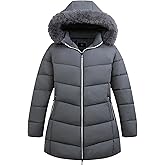 Pefflarge Women's Plus Size Winter Windproof Warm Down Coats Waterproof Thicken Hooded Fashions Puffer Jacket