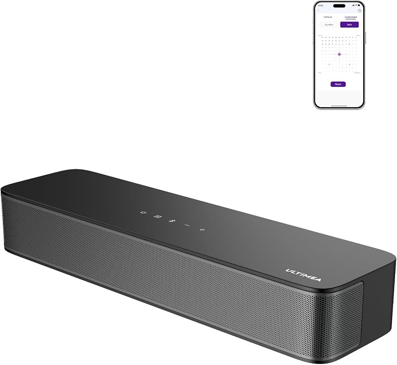 Barra de Sonido 2.1ch para TV, subwoofer Integrado,132W, Control por App, Barras de Sonido Bluetooth 5.4 VoiceMX,Graves Ajustables,soundbar Todo en uno PC, óptico/AUX, Poseidon M20 Pro — foto 1 de 8
