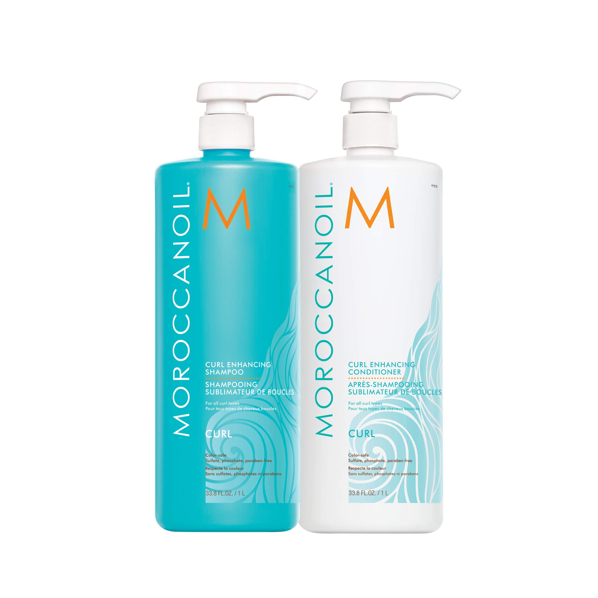 Moroccanoil Curl Enhancing Shampoo and Conditioner Bundle, 33.8 oz Set Image