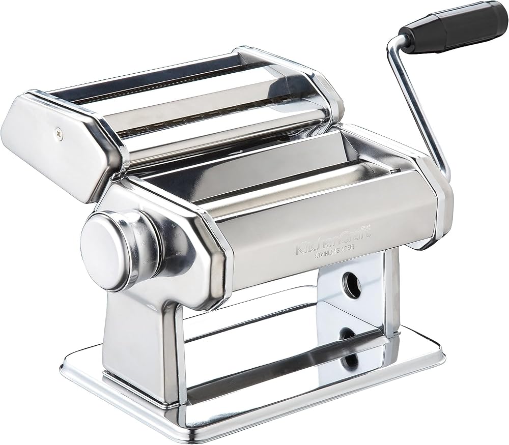 KitchenCraft World of Flavours Pasta Maker Manual Pasta Machine 9 Thickness