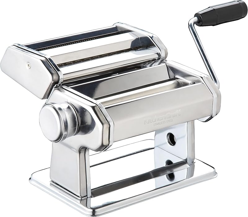 KitchenCraft World of Flavours Pasta Maker Manual Pasta Machine 9 Thickness