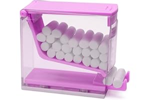 1PC Dental Grade Purple Cotton Roll Dispenser by VASTMED | Dental Press Type Cotton Rolls Holder Dispenser Hygienic Divider | Perfect for Professional Clinic, Hospital, Home Use