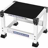 GanFindX Steel Plyo Jump Box, 12/18 Inch, White | Heavy-duty Steel Plyo Box For Home Gym. Builds Agility, Stamina, Conditioning &amp; Strength.
