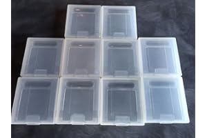 LIMENTEA Clear Plastic Game Cartridge Case Box Game Card Cartridge Cases Boxes for Gameboy Color GBC Replacement (10PCS)