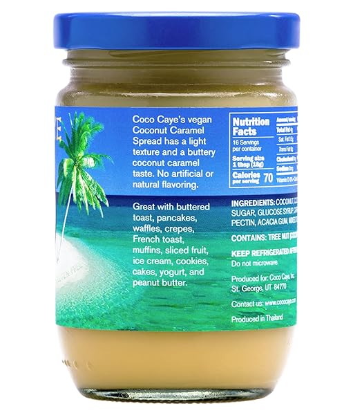 COCO CAYE COCONUT CARAMEL SPREAD – VEGAN, GLUTEN-FREE; 2-PACKS FOR $9.99