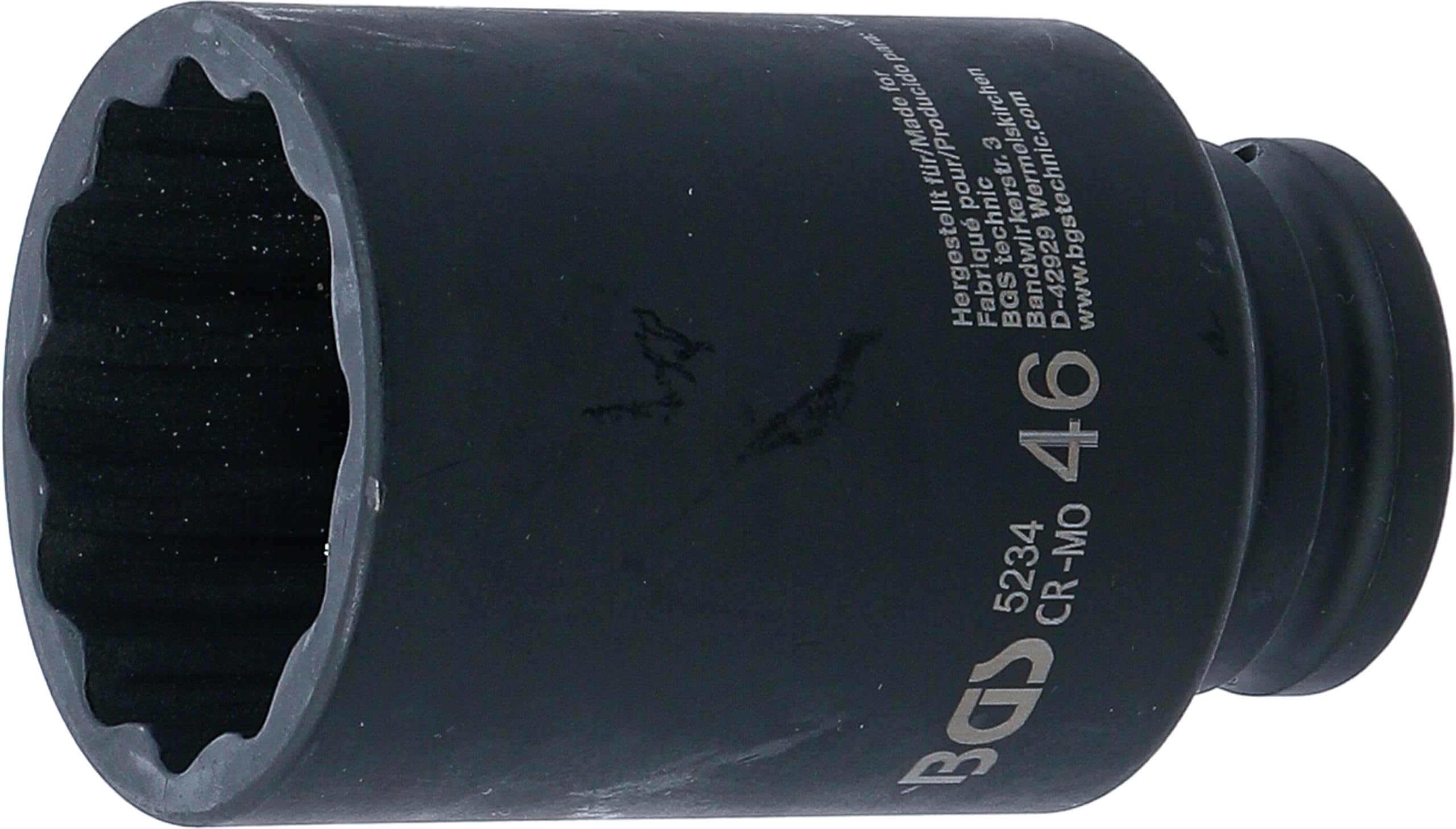 BGS 5234 | Impact Socket, 12-point | 12.5 mm (1/2") Drive | 46 mm