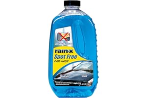 Rain-X 620073 - Car Wash Deep Cleaning, High Foam Soap Provides Spot Free Shine with No Towel Or Hand Drying Needed - Car soap for car cleaning and detailing 48 fl oz