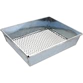 Trapping Dirt Sifter &ndash; 9 by 7 Inch Trapping Sifter Metal Dirt Sifter for Trapping, Garden Sieve, Beach Sand Sifter