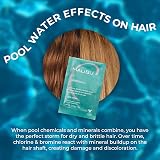 Malibu C Swimmers Wellness Hair Crystals 3 Pack Remove Chlorine Discoloration view 3
