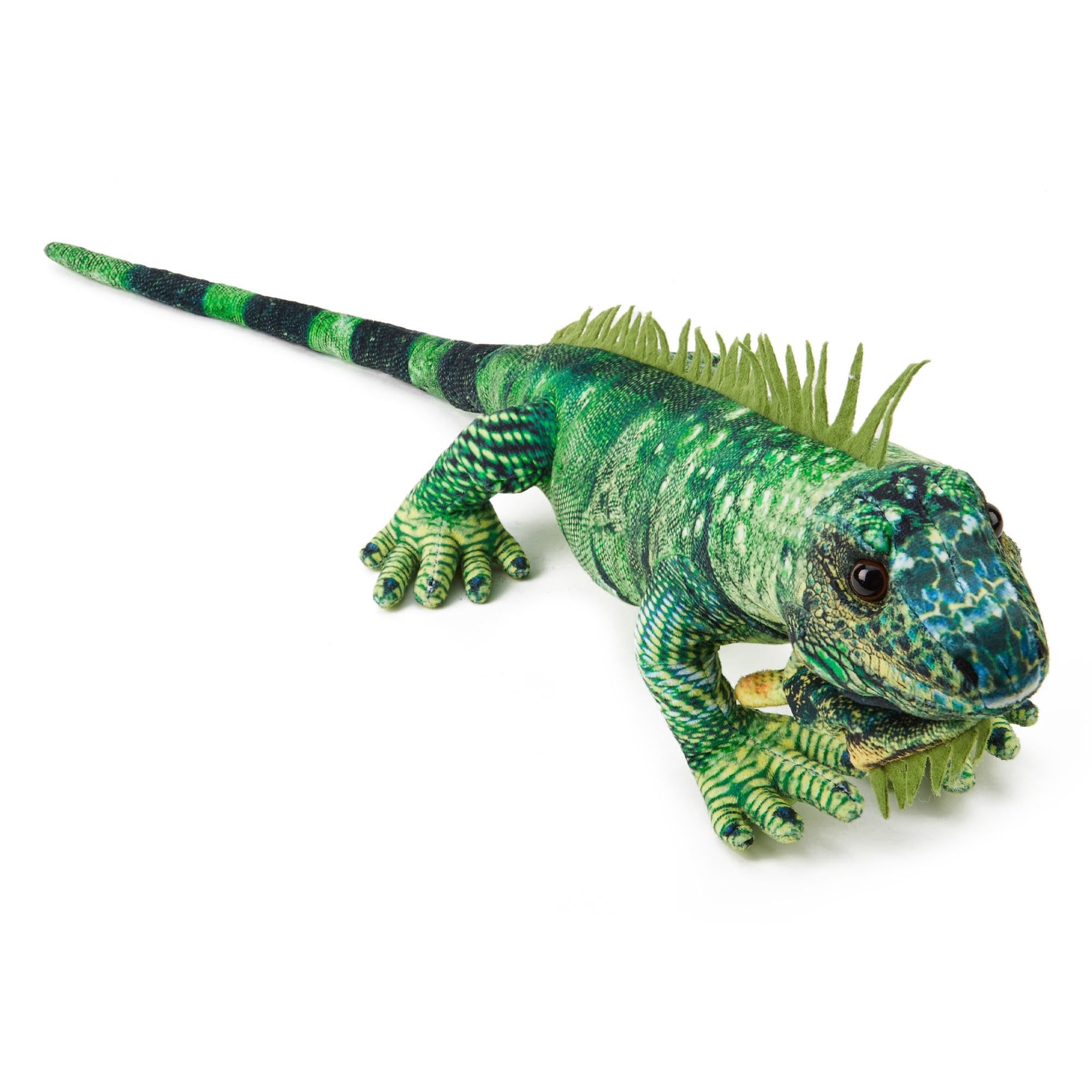 Zappi Co Green Iguana 60 cm Plush Toy Realistic Soft Cuddly Animal, Vibrant Color, Lifelike Detail, Great for Play & Display, Featured on TikTok (60cm Length) — image 1