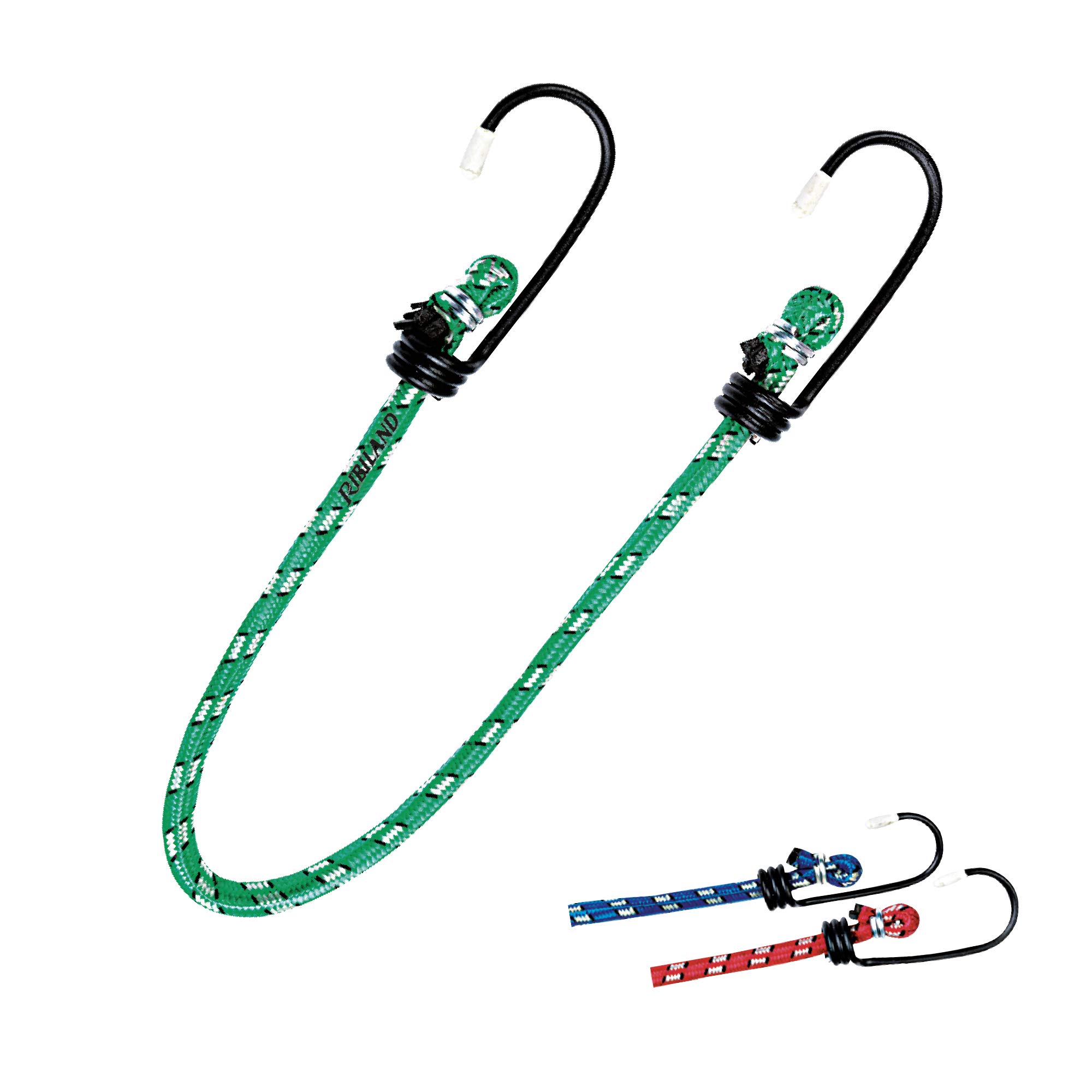 KIT SET 18 PEZZI ELASTICI CON GANCIO PER TELI TELONI - MOLLE ELASTICO RIBILAND